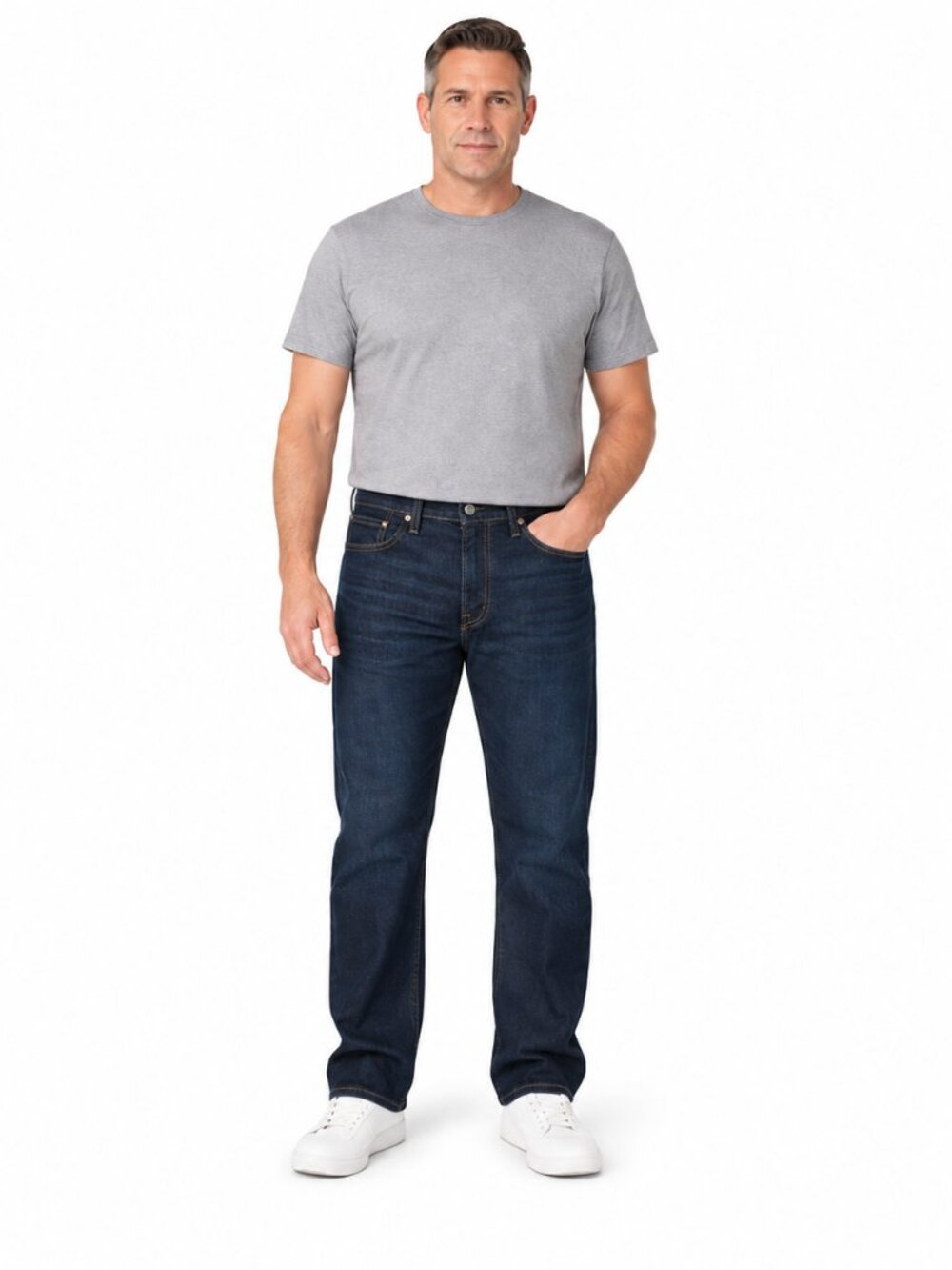 Levi’s 514 Straight Fit Stretch Jeans Men’s 40x30 Dark Indigo Denim NWT